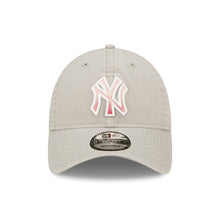 Load image into Gallery viewer, New York Yankees New Era MLB 9TWENTY 920 Adjustable Cap Hat Gray Crown/Visor Pink/White Logo (2022 Mother's Day)
