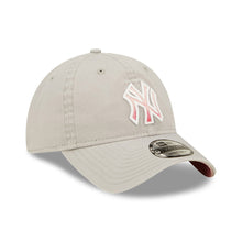 Load image into Gallery viewer, New York Yankees New Era MLB 9TWENTY 920 Adjustable Cap Hat Gray Crown/Visor Pink/White Logo (2022 Mother's Day)