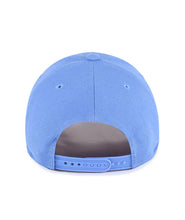 Load image into Gallery viewer, Atlanta Braves '47 MLB MVP Adjustable Cap Hat Sky Blue Crown/Visor White Logo 1995 World Series Side Patch Magenta UV