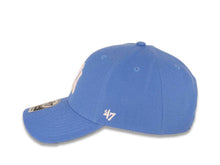 Load image into Gallery viewer, New York Yankees '47 MLB MVP Adjustable Cap Hat Sky Blue Crown/Visor White Logo 1996 World Series Side Patch Magenta UV