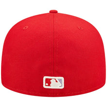 Load image into Gallery viewer, Washington Nationals New Era MLB 59FIFTY 5950 Fitted Cap Hat Red Crown/Visor Team Color Logo 2019 World Series Side Patch Lavender UV (Pop Sweat)