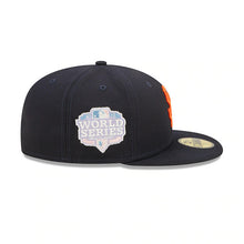 Load image into Gallery viewer, San Francisco Giants New Era MLB 59FIFTY 5950 Fitted Cap Hat Black Crown/Visor Team Color Logo 2012 World Series Side Patch Pink UV (Pop Sweat)