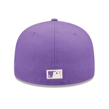 Load image into Gallery viewer, Arizona Diamondbacks New Era MLB 59FIFTY 5950 Fitted Cap Hat Purple Crown/Visor Team Color Cooperstown Retro Logo 2001 World Series Side Patch Pink UV (Pop Sweat)