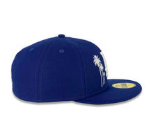 Load image into Gallery viewer, Los Angeles Dodgers New Era MLB 59FIFTY 5950 Fitted Cap Hat Royal Blue Crown/Visor Team Color Logo with Palm Trees 2022 All-Star Game Side Patch (2022 All-Star Game Fan Pack)