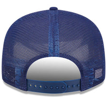 Load image into Gallery viewer, Los Angeles Dodgers New Era MLB 9FIFTY 950 Mesh Trucker Snapback Cap Hat Royal Blue Crown/Visor Team Color Logo with Star 2022 All-Star Game Side Patch (2022 All-Star Game)