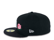 Load image into Gallery viewer, San Diego Padres New Era MLB 59FIFTY 5950 Fitted Cap Hat Black Crown/Visor White Logo With Pink Rose 2016 All-Star Game Side Patch Pink UV