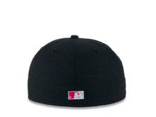 Load image into Gallery viewer, San Diego Padres New Era MLB 59FIFTY 5950 Fitted Cap Hat Black Crown/Visor White Logo With Pink Rose 2016 All-Star Game Side Patch Pink UV