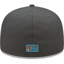 Load image into Gallery viewer, Toronto Blue Jays New Era MLB 59FIFTY 5950 Fitted Cap Hat Dark Gray Crown/Visor Multi-Color Logo Gray UV (Color Pack)