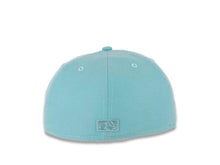 Load image into Gallery viewer, San Diego Padres New Era MLB 59FIFTY 5950 Fitted Cap Hat Light Blue Crown/Visor White Logo (Color Pack)