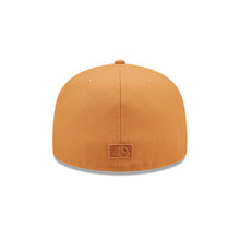 Load image into Gallery viewer, San Diego Padres New Era MLB 59FIFTY 5950 Fitted Cap Hat Light Brown Crown/Visor Light Brown Logo (Color Pack)