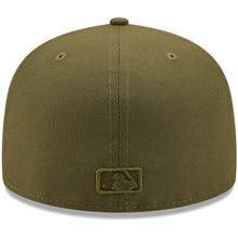 Load image into Gallery viewer, San Diego Padres New Era MLB 59FIFTY 5950 Fitted Cap Hat Olive Green Crown/Visor Olive Green Logo (Color Pack)