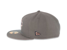Load image into Gallery viewer, San Diego Padres New Era MLB 59FIFTY 5950 Fitted Cap Hat Dark Gray Crown/Visor Navy/Peach/White Baseball Club Cooperstown Retro Logo 1992 All-Star Game Side Patch Peach UV