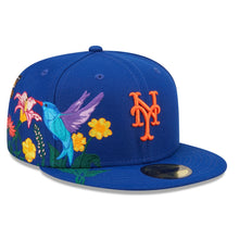 Load image into Gallery viewer, New York Mets New Era MLB 59FIFTY 5950 Fitted Cap Hat Royal Blue Crown/Visor Team Color Logo (Blooming)