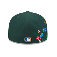 Load image into Gallery viewer, Oakland Athletics New Era MLB 59FIFTY 5950 Fitted Cap Hat Dark Green Crown/Visor Team Color Logo (Blooming)