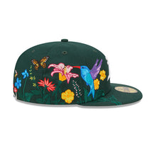 Load image into Gallery viewer, Oakland Athletics New Era MLB 59FIFTY 5950 Fitted Cap Hat Dark Green Crown/Visor Team Color Logo (Blooming)