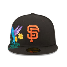 Load image into Gallery viewer, San Francisco Giants New Era MLB 59FIFTY 5950 Fitted Cap Hat Black Crown/Visor Team Color Logo (Blooming)