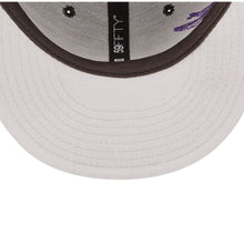 Load image into Gallery viewer, Florida Marlins New Era MLB 59FIFTY 5950 Fitted Cap Hat Black Crown/Visor Team Color Retro Logo (Blooming)