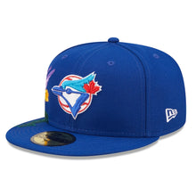 Load image into Gallery viewer, Toronto Blue Jays New Era MLB 59FIFTY 5950 Fitted Cap Hat Royal Blue Crown/Visor Team Color Retro Logo (Blooming)