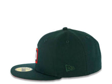 Load image into Gallery viewer, San Diego Padres New Era MLB 59FIFTY 5950 Fitted Cap Hat Dark Green Crown/Visor White/Red Logo 1992 All-Star Game Side Patch Red UV