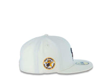 Load image into Gallery viewer, San Diego Padres New Era MLB 59FIFTY 5950 Fitted Cap Hat Chrome White Crown/Visor Brown/Yellow Swinging Friar Logo 1978 All-Star Game Side Patch Yellow UV
