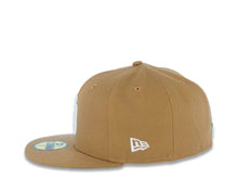 Load image into Gallery viewer, San Diego Padres New Era MLB 59FIFTY 5950 Fitted Cap Hat Wheat Crown/Visor White Logo 40th Anniversary Side Patch Green UV