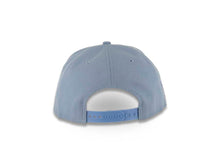 Load image into Gallery viewer, San Diego Padres New Era MLB 9FIFTY 950 Snapback Cap Hat Sky Blue Crown/Visor Pink/Yellow Logo 25th Anniversary Side Patch Pink UV