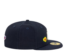 Load image into Gallery viewer, New York Yankees New Era MLB 59FIFTY 5950 Fitted Cap Hat Navy Crown/Visor Team Color Logo (Chain Stitch Heart)