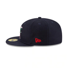 Load image into Gallery viewer, Los Angeles Anaheim Angels New Era MLB 59FIFTY 5950 Fitted Cap Hat Navy Crown/Visor Team Color Logo (Side Patch Bloom)