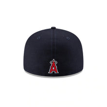 Load image into Gallery viewer, Los Angeles Anaheim Angels New Era MLB 59FIFTY 5950 Fitted Cap Hat Navy Crown/Visor Team Color Logo (Side Patch Bloom)