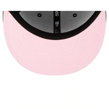 Load image into Gallery viewer, Atlanta Braves New Era MLB 59FIFTY 5950 Fitted Cap Hat Navy Crown/Visor Team Color Logo (Side Patch Bloom)