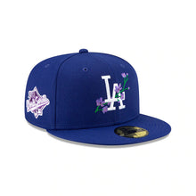Load image into Gallery viewer, Los Angeles Dodgers New Era MLB 59FIFTY 5950 Fitted Cap Hat Royal Blue Crown/Visor Team Color Logo (Side Patch Bloom)