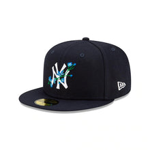 Load image into Gallery viewer, New York Yankees New Era MLB 59FIFTY 5950 Fitted Cap Hat Navy Crown/Visor Team Color Logo (Side Patch Bloom)