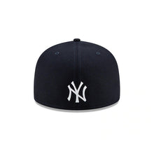 Load image into Gallery viewer, New York Yankees New Era MLB 59FIFTY 5950 Fitted Cap Hat Navy Crown/Visor Team Color Logo (Side Patch Bloom)