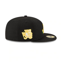 Load image into Gallery viewer, Pittsburgh Pirates New Era MLB 59FIFTY 5950 Fitted Cap Hat Black Crown/Visor Team Color Logo (Side Patch Bloom)