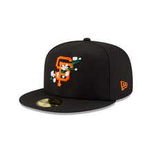 Load image into Gallery viewer, San Francisco Giants New Era MLB 59FIFTY 5950 Fitted Cap Hat Black Crown/Visor Team Color Logo (Side Patch Bloom)