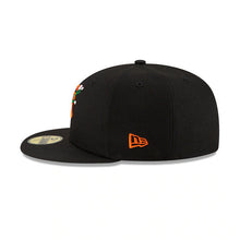 Load image into Gallery viewer, San Francisco Giants New Era MLB 59FIFTY 5950 Fitted Cap Hat Black Crown/Visor Team Color Logo (Side Patch Bloom)