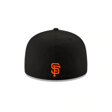 Load image into Gallery viewer, San Francisco Giants New Era MLB 59FIFTY 5950 Fitted Cap Hat Black Crown/Visor Team Color Logo (Side Patch Bloom)