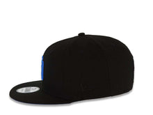 Load image into Gallery viewer, San Diego Padres New Era MLB 9FIFTY 950 Snapback Cap Hat Black Crown/Visor Royal Blue Logo 25th Anniversary Side Patch Royal Blue UV