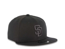 Load image into Gallery viewer, San Diego Padres New Era MLB 9FIFTY 950 Snapback Cap Hat Dark Gray Crown/Visor Dark Gray Logo (Color Pack)