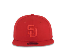 Load image into Gallery viewer, San Diego Padres New Era MLB 9FIFTY 950 Snapback Cap Hat Red Crown/Visor Red Logo (Color Pack)