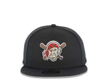 Load image into Gallery viewer, Pittsburgh Pirates New Era MLB 9FIFTY 950 Snapback Cap Hat Dark Gray Crown/Visor Multi-Color Logo Gray UV (Color Pack)