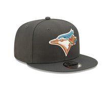 Load image into Gallery viewer, Toronto Blue Jays New Era MLB 9FIFTY 950 Snapback Cap Hat Dark Gray Crown/Visor Team Color Logo Gray UV (Color Pack)