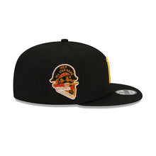 Load image into Gallery viewer, Pittsburgh Pirates New Era MLB 9FIFTY 950 Snapback Cap Hat Black Crown/Visor Yellow Logo 1959 All-Star Game Side Patch