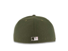 Load image into Gallery viewer, San Diego Padres New Era MLB 59FIFTY 5950 Fitted Cap Hat Olive Green Crown/Visor White Logo 1998 World Series Side Patch Pink UV