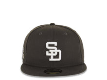 Load image into Gallery viewer, San Diego Padres New Era MLB 59FIFTY 5950 Fitted Cap Hat Brown Crown/Visor Cream Logo 1984 World Series Side Patch Light Cream UV