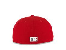 Load image into Gallery viewer, San Diego Padres New Era MLB 59FIFTY 5950 Fitted Cap Hat Red Crown/Visor White Logo 1984 World Series Side Patch Dark Gray UV