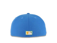 Load image into Gallery viewer, San Diego Padres New Era MLB 59FIFTY 5950 Fitted Cap Hat Cardinal Blue Crown/Visor Yellow Logo Stadium Side Patch Green UV