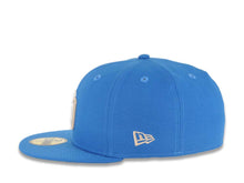 Load image into Gallery viewer, San Diego Padres New Era MLB 59FIFTY 5950 Fitted Cap Hat Cardinal Blue Crown/Visor White/Stone Logo 1998 World Series Side Patch Stone UV