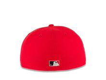 Load image into Gallery viewer, San Diego Padres New Era MLB 59FIFTY 5950 Fitted Cap Hat Red Crown/Visor Black/White Logo 25th Anniversary Side Patch Gray UV