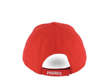 Load image into Gallery viewer, San Diego Padres '47 Brand MLB MVP Adjustable Cap Hat Red Crown/Visor White Logo Gray UV